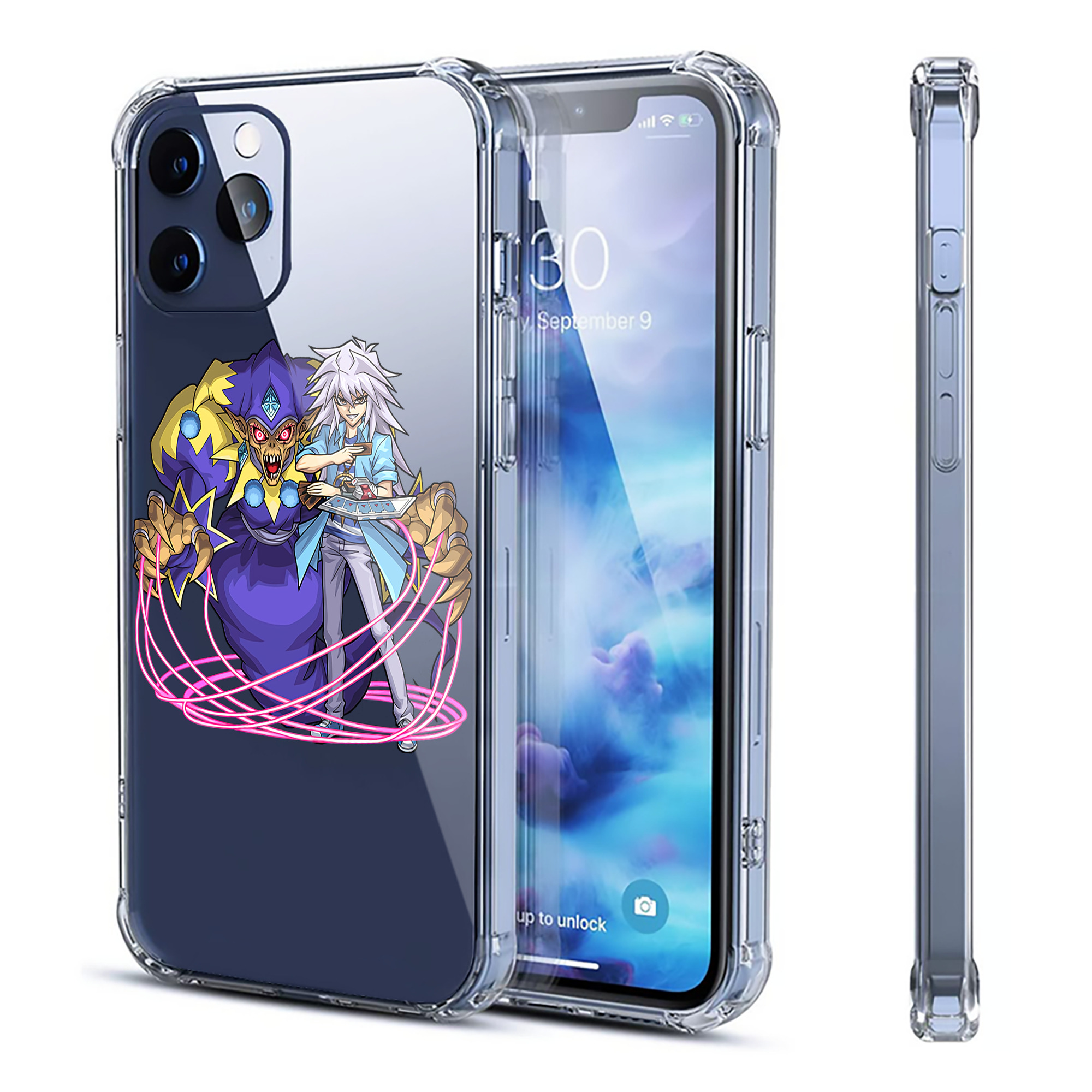 （画像用） 遊☆戯☆王 Yu-Gi-Oh! 【iPhone 12シリーズ対応】透明スマホケース（クリアソフトケース）